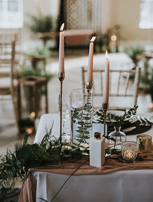 Wedding table decor