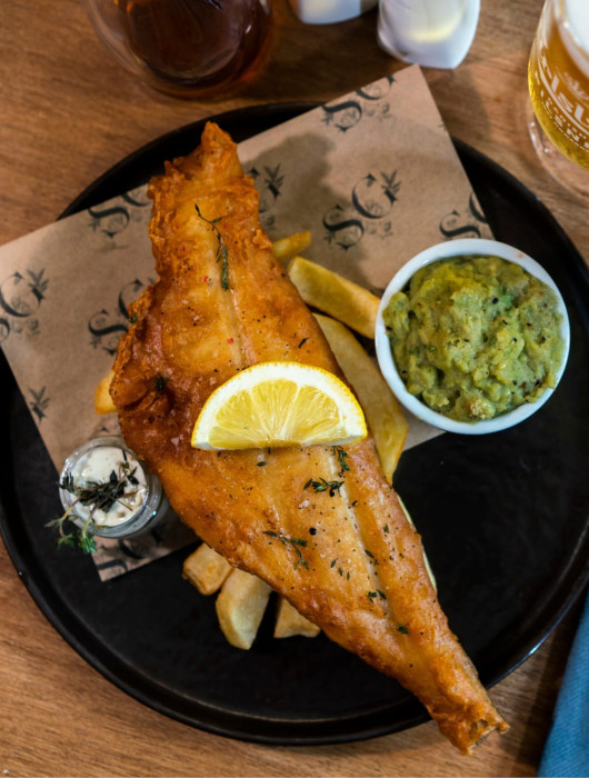 Fish, Chips and Peas at Stallingborough Grange