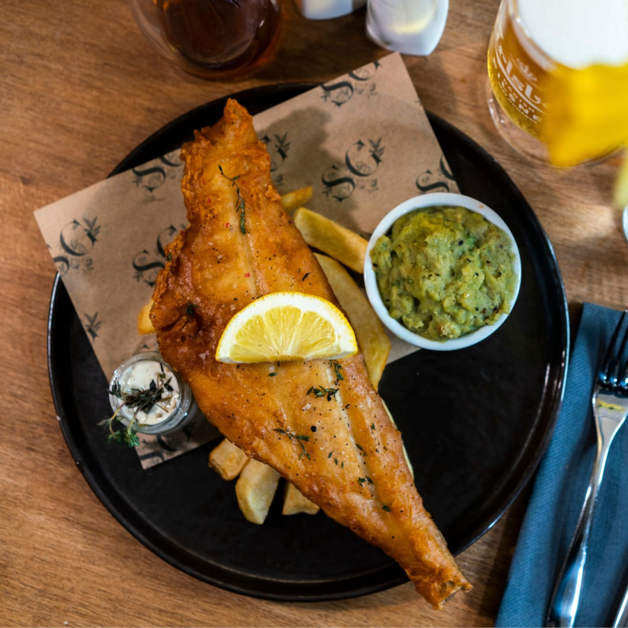 Fish, Chips and Peas at Stallingborough Grange
