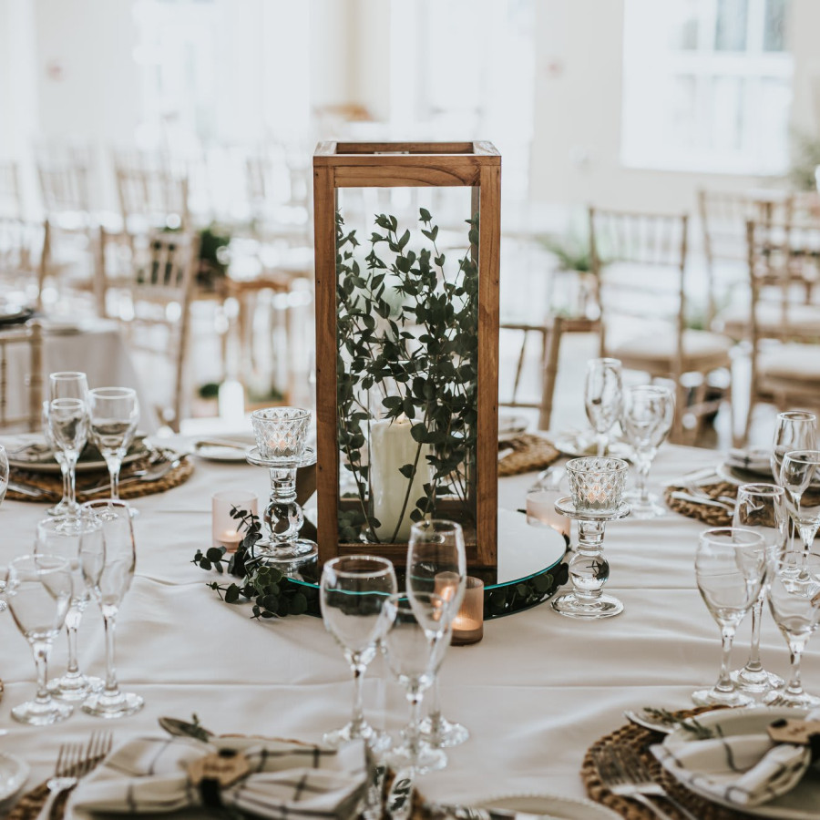 Wedding Table Decor at Stallingborough Grange
